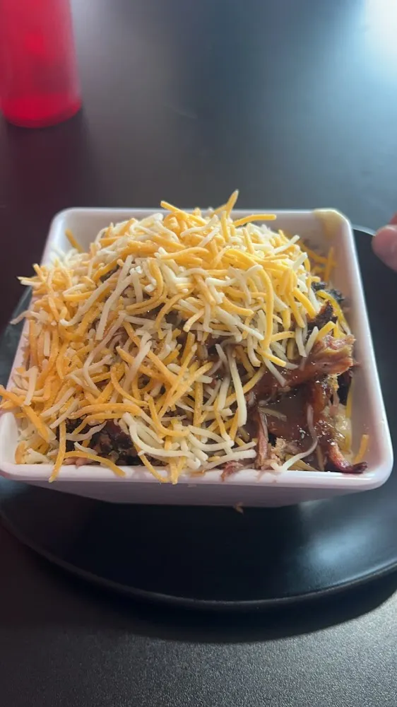 BBQ Pork Mac and Cheese